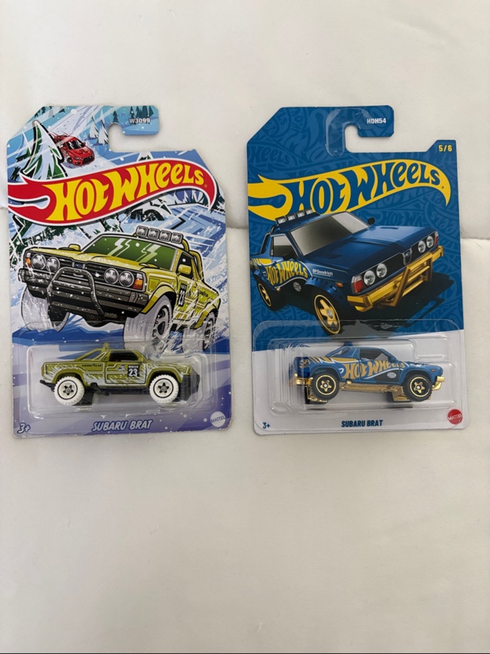 Subaru Brat trucks- Blue and Green Pack